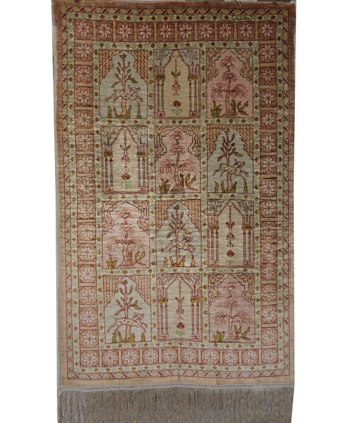 Handmade Turkish Hereke Original Silk Carpet – FREE SHIPPING..!